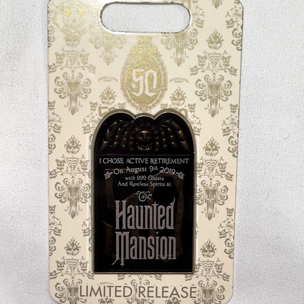 Disney 50th Anniversary Haunted Mansion Pin